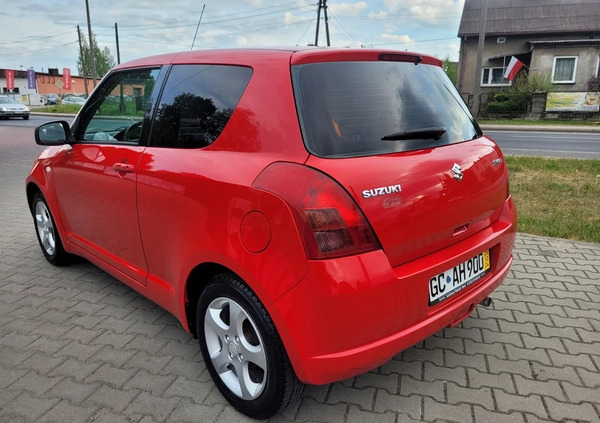 Suzuki Swift cena 14800 przebieg: 87000, rok produkcji 2006 z Poręba małe 277
